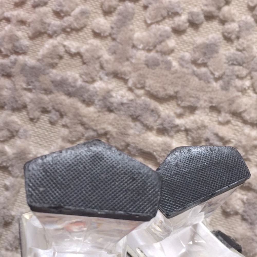 Mudd | Acrylic Faux Patent Platform Sandals - Picture 7 of 8